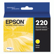 Genuine Epson 220 (T220420) DuraBrite Ultra Yellow Ink Cartridge (up to 165 pages)